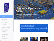 Tablet Screenshot of hsvgymnastics.com